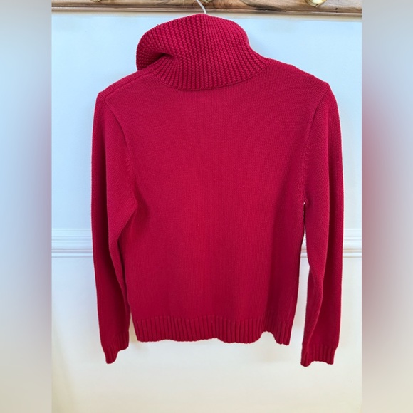 Vintage • Ralph Lauren • Lauren Jeans Company • Red Knit Sweater - Picture 6 of 6